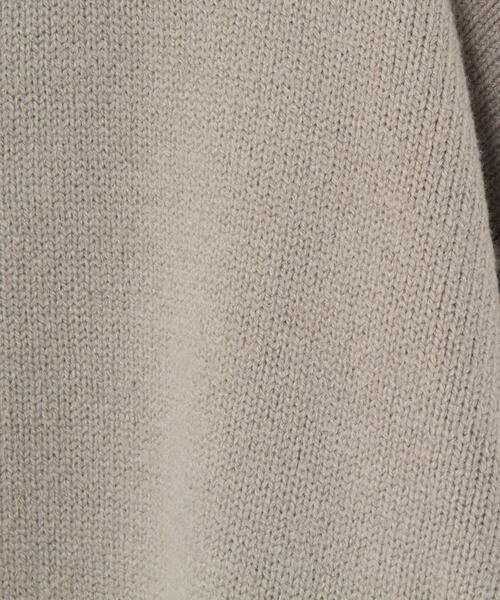 coen（コーエン）の「【WEB限定】バックスリットカラーステッチニット#（ニット/セーター・レディース・ライトグレー/ライトブルー/ブラック・FREE）」の19枚目の写真