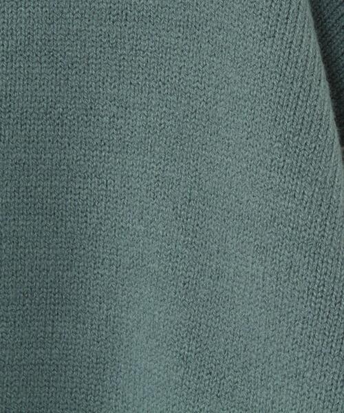 coen（コーエン）の「【WEB限定】バックスリットカラーステッチニット#（ニット/セーター・レディース・ライトグレー/ライトブルー/ブラック・FREE）」の17枚目の写真