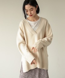 LOWRYS FARM | ＶネックプルオーバーＬＳ　924979(ニット/セーター)