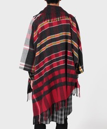【Vivienne Westwood】ポンチョ　チェック　オーブ　マルチカラー Vivienne Westwood】ポンチョ チェック オーブ マルチカラー