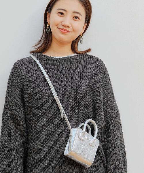 green label relaxing（グリーンレーベルリラクシング）の「FFC ミニ ポシェット IN エコ バッグ（エコバッグ/サブバッグ・レディース・シルバー/ケリー/オフホワイト・FREE）」の3枚目の写真