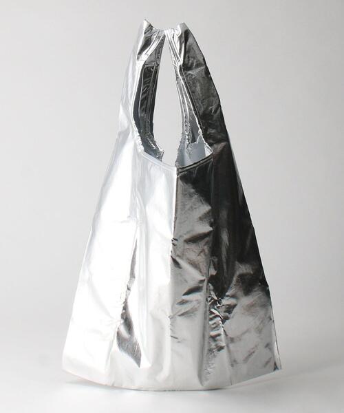 green label relaxing（グリーンレーベルリラクシング）の「FFC ミニ ポシェット IN エコ バッグ（エコバッグ/サブバッグ・レディース・シルバー/ケリー/オフホワイト・FREE）」の12枚目の写真