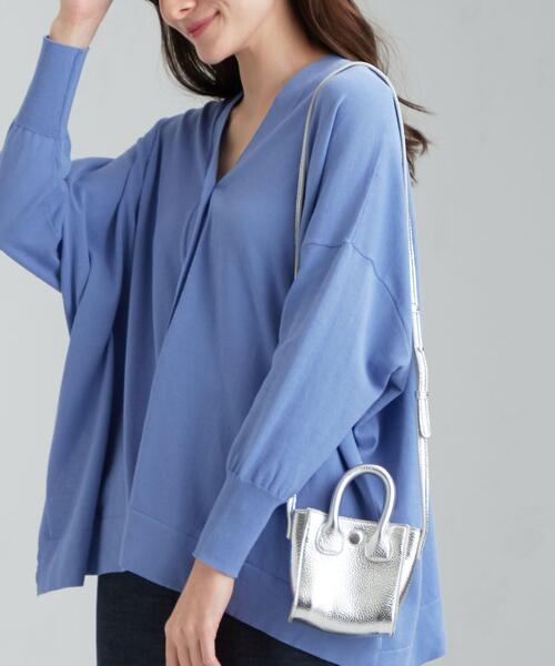 green label relaxing（グリーンレーベルリラクシング）の「FFC ミニ ポシェット IN エコ バッグ（エコバッグ/サブバッグ・レディース・シルバー/ケリー/オフホワイト・FREE）」の7枚目の写真