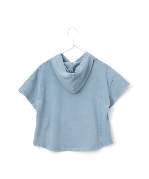 MAKE YOUR DAY（メイクユアデイ）の「硫化染フーディー■80～140cm（Tシャツ/カットソー・キッズ・グレー/ブルー/ピンク・90/100/110/120/80/140/130）」の11枚目の写真