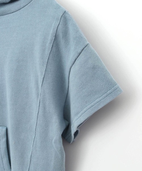 MAKE YOUR DAY（メイクユアデイ）の「硫化染フーディー■80～140cm（Tシャツ/カットソー・キッズ・グレー/ブルー/ピンク・90/100/110/120/80/140/130）」の14枚目の写真