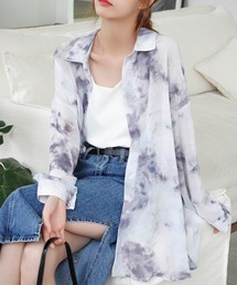Mayree | 【Mayree】タイダイ オーバーサイズシースルーブラウス 2021SS(シャツ/ブラウス)