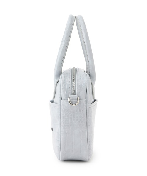 Bonjour Girl（ボンジュールガール）の「【Bonjour Girl】クロコ2WAY BOSTON SHOULDER BAG（ショルダーバッグ・レディース・ホワイト/ブルー/ラベンダー・FREE）」の4枚目の写真