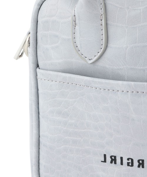 Bonjour Girl（ボンジュールガール）の「【Bonjour Girl】クロコ2WAY BOSTON SHOULDER BAG（ショルダーバッグ・レディース・ホワイト/ブルー/ラベンダー・FREE）」の10枚目の写真