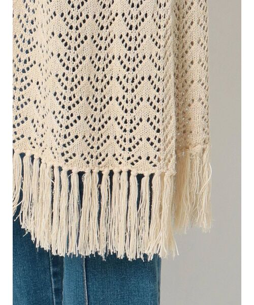 RESEXXY（リゼクシー）の「鈎針風ニットカーディガン（カーディガン/ボレロ・レディース・アイボリー/ブラック・FREE）」の22枚目の写真