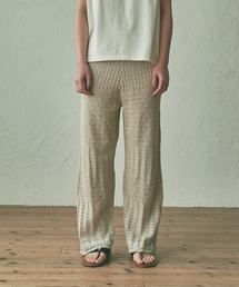 Marie Miller LACE KNIT FLARE PANTS (マリーミラー レースニットフレアパンツ)