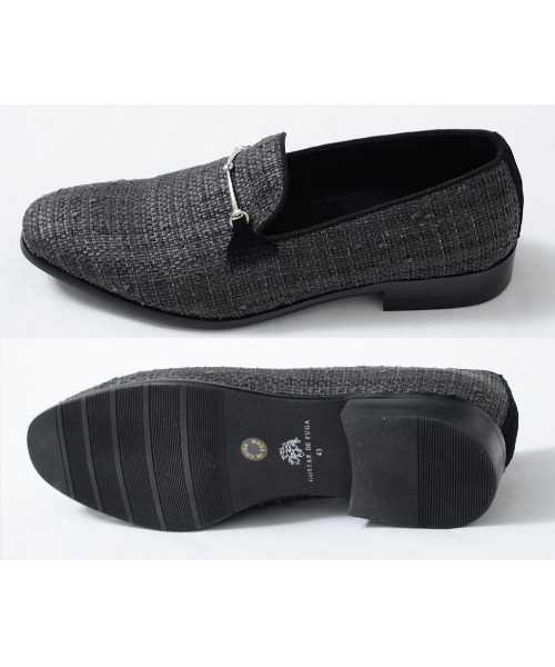 GOSTAR DE FUGA(ゴスタール ジフーガ)の「『GOSTAR DE FUGA』ビット付きニットローファー(ローファー・メンズ・ホワイト/ブラック・M/L)」の18枚目の写真