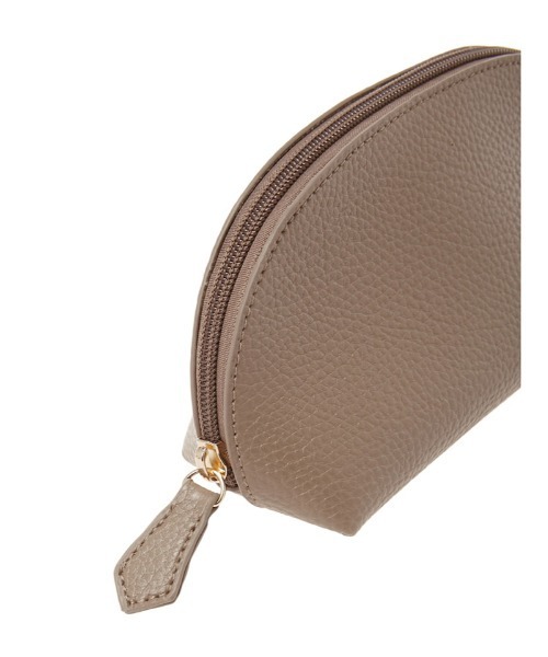 Edit Sheen（エディットシーン）の「ラウンドカットマルチポーチ（ポーチ・レディース・モカ/ブルー/アイボリー/オレンジ・FREE）」の5枚目の写真