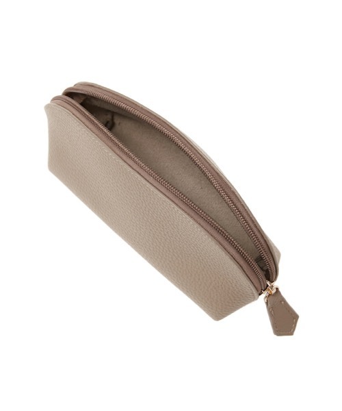 Edit Sheen（エディットシーン）の「ラウンドカットマルチポーチ（ポーチ・レディース・モカ/ブルー/アイボリー/オレンジ・FREE）」の6枚目の写真