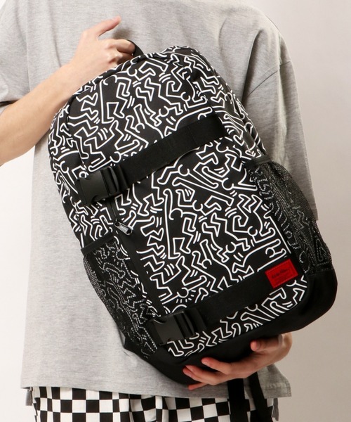 国内企業販売 セール Keith Haring キースヘリング バックパック バックパック リュック Keith Haring キース ヘリング のファッション 新品即決値下げ Arenatheatre Net