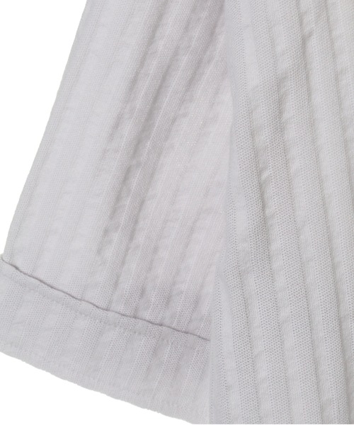 CROWDED CLOSET（クラウデッドクローゼット）の「ニットサッカーシャツ（ポロシャツ・メンズ・ホワイト/ネイビー/グレー・2/4/3）」の14枚目の写真