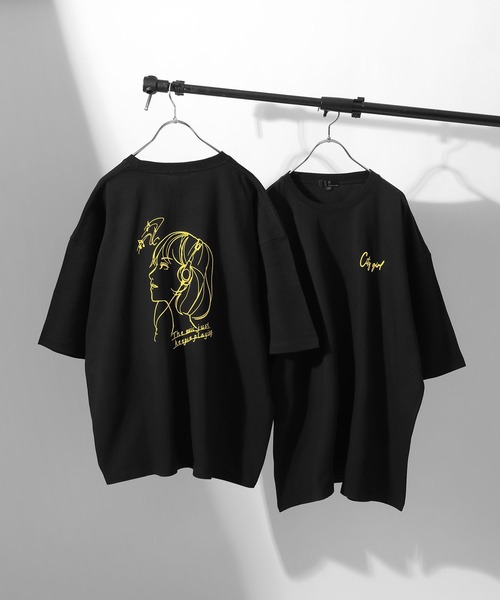 ZIP FIVE（ジップファイブ）の「【ZIP FIVE】アソートイラストプリントビッグシルエット半袖Tシャツ（Tシャツ/カットソー・メンズ・ホワイト/ブラック/パープル/グレー/ブルー/ホワイト系/ホワイト系1/ホワイト系2/ブラック系/ブラック系1/ブラック系2/グレー系/グレー系1/グレー系2/ブルー系/ブルー系1/ブルー系2/パープル系/パープル系1/パープル系2・MEDIUM/LARGE）」の7枚目の写真