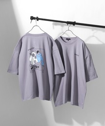 【ZIP FIVE】アソートイラストプリントビッグシルエット半袖Tシャツ