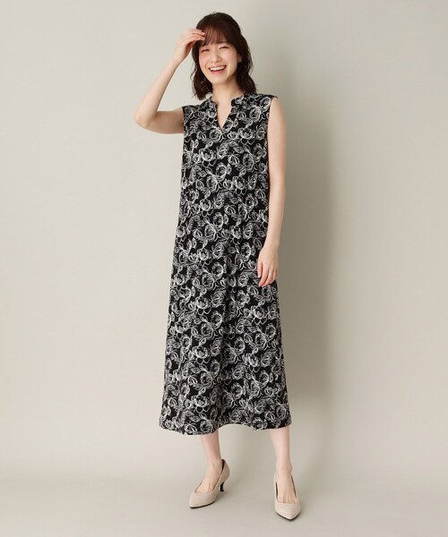 LAURA ASHLEY（ローラアシュレイ）の「 スケッチフラワーワンピース（ワンピース）」 - WEAR