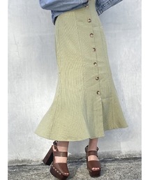 one way | フロントボタンマーメイドスカート(スカート)