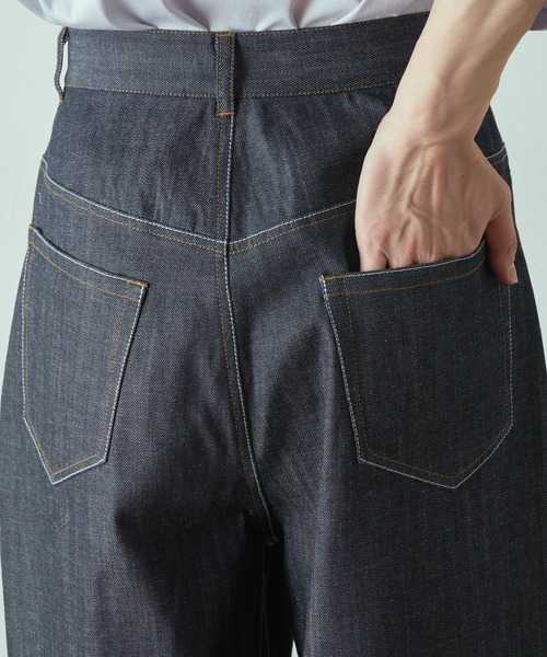 Lui's（ルイス）の「スーパーワイドデニムパンツ（デニムパンツ・メンズ・インディゴブルー/ホワイト・SMALL/MEDIUM）」の15枚目の写真