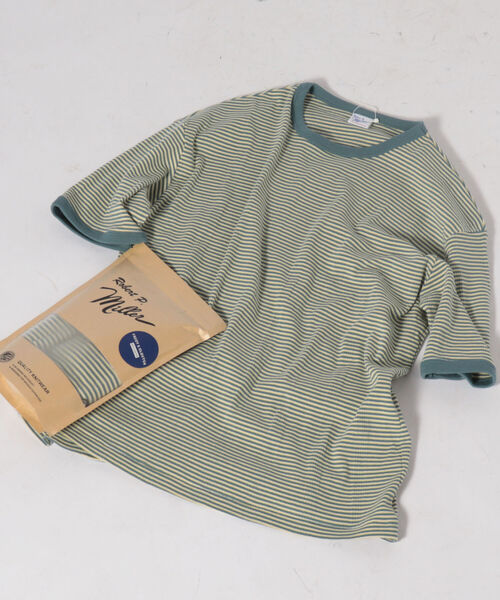 MILLER（ミラー）の「【FREDY&GLOSTER×Kinoko.×MILLER】トリプルコラボ別注リブTシャツ UNISEX（Tシャツ/カットソー・メンズ・ホワイト系その他4/グリーン系その他3/ブルー系その他3/レッド系その他3・FREE）」の3枚目の写真