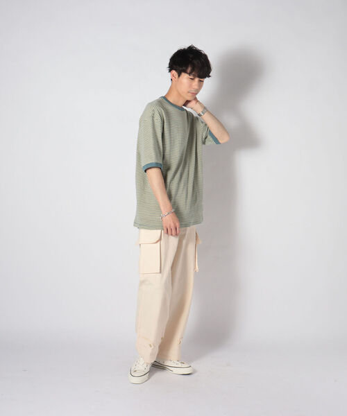 MILLER（ミラー）の「【FREDY&GLOSTER×Kinoko.×MILLER】トリプルコラボ別注リブTシャツ UNISEX（Tシャツ/カットソー・メンズ・ホワイト系その他4/グリーン系その他3/ブルー系その他3/レッド系その他3・FREE）」の7枚目の写真