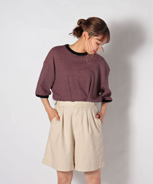 MILLER（ミラー）の「【FREDY&GLOSTER×Kinoko.×MILLER】トリプルコラボ別注リブTシャツ UNISEX（Tシャツ/カットソー・メンズ・ホワイト系その他4/グリーン系その他3/ブルー系その他3/レッド系その他3・FREE）」の10枚目の写真