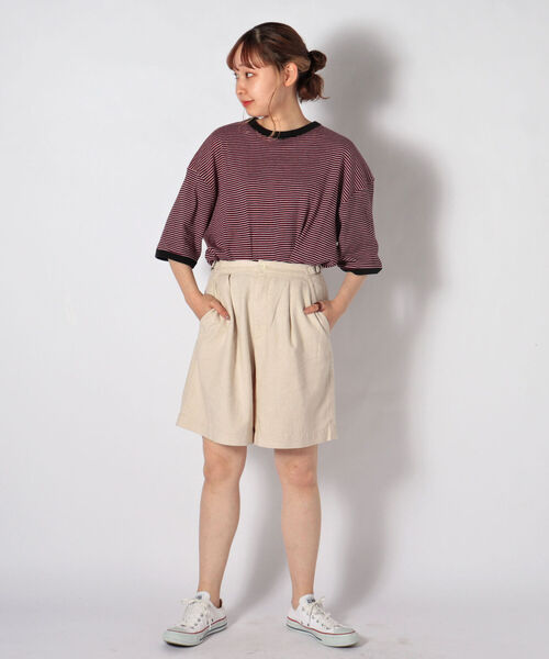 MILLER（ミラー）の「【FREDY&GLOSTER×Kinoko.×MILLER】トリプルコラボ別注リブTシャツ UNISEX（Tシャツ/カットソー・メンズ・ホワイト系その他4/グリーン系その他3/ブルー系その他3/レッド系その他3・FREE）」の11枚目の写真