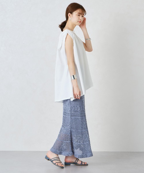 ORiental TRaffic（オリエンタルトラフィック）の「【WEB限定アイテム】ストラップトングミュールサンダル/11193（サンダル・レディース・ホワイト/ブラック/オレンジ/ブルー/グリーン・LL/3L/SS/S/M/L）」の8枚目の写真