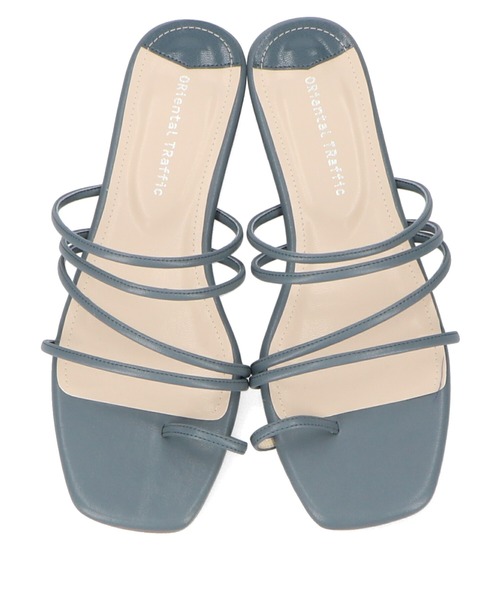 ORiental TRaffic（オリエンタルトラフィック）の「【WEB限定アイテム】ストラップトングミュールサンダル/11193（サンダル・レディース・ホワイト/ブラック/オレンジ/ブルー/グリーン・LL/3L/SS/S/M/L）」の15枚目の写真