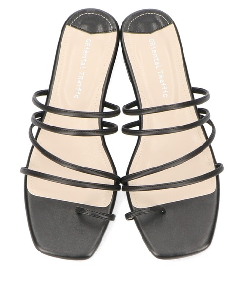 ORiental TRaffic（オリエンタルトラフィック）の「【WEB限定アイテム】ストラップトングミュールサンダル/11193（サンダル・レディース・ホワイト/ブラック/オレンジ/ブルー/グリーン・LL/3L/SS/S/M/L）」の13枚目の写真