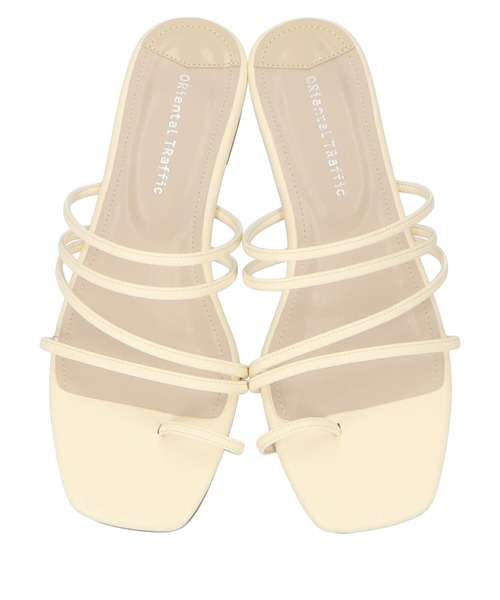 ORiental TRaffic（オリエンタルトラフィック）の「【WEB限定アイテム】ストラップトングミュールサンダル/11193（サンダル・レディース・ホワイト/ブラック/オレンジ/ブルー/グリーン・LL/3L/SS/S/M/L）」の12枚目の写真