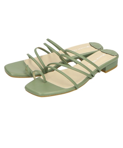 ORiental TRaffic（オリエンタルトラフィック）の「【WEB限定アイテム】ストラップトングミュールサンダル/11193（サンダル・レディース・ホワイト/ブラック/オレンジ/ブルー/グリーン・LL/3L/SS/S/M/L）」の18枚目の写真