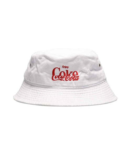 Coca Cola（コカコーラ）の「COCA-COLA atmos SWITCH GRAPHIC BUCKET HAT / コカ・コーラ アトモス スウィッチ グラフィック バケットハット 【SP】（ハット・メンズ・ホワイト/ブラック・ONE SIZE）」の14枚目の写真