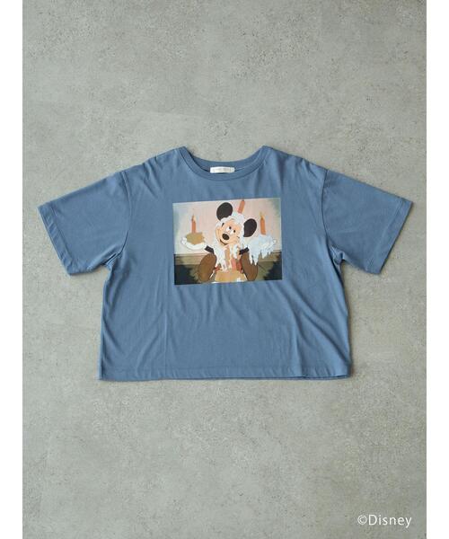 Green Parks(グリーンパークス)の「ディズニー/ショートフィルムTシャツ(Tシャツ/カットソー・レディース・ブルー系その他7/チャコールグレー/ホワイト・FREE)」の12枚目の写真