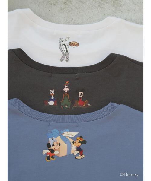 Green Parks(グリーンパークス)の「ディズニー/ショートフィルムTシャツ(Tシャツ/カットソー・レディース・ブルー系その他7/チャコールグレー/ホワイト・FREE)」の16枚目の写真