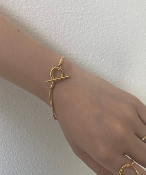 Aunt Marie's（アントマリーズ）の「Snake chain bracelet  / スネークチェーンブレスレット（ブレスレット・レディース・ゴールド/シルバー・FREE）」の7枚目の写真