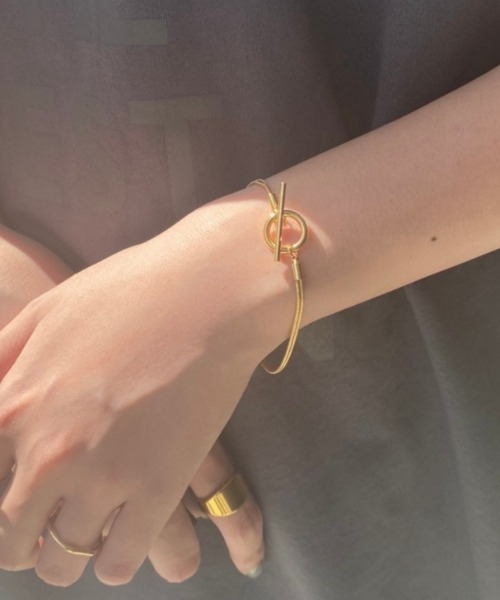Aunt Marie's（アントマリーズ）の「Snake chain bracelet  / スネークチェーンブレスレット（ブレスレット・レディース・ゴールド/シルバー・FREE）」の5枚目の写真