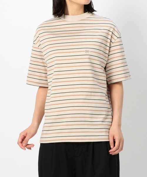 Scye（サイ）の「【Scye】〈別注〉マルチボーダーTシャツ ECRU WOMEN（Tシャツ/カットソー・レディース・ホワイト系その他5・38）」の6枚目の写真