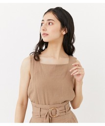 ペイントノースリーブトップス