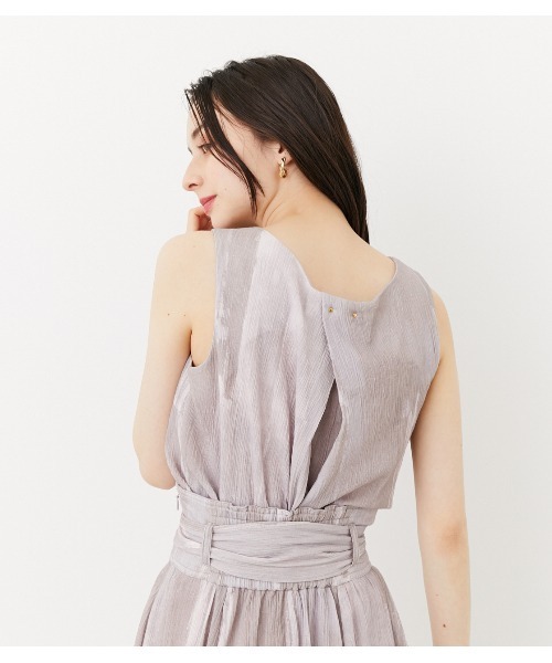 rienda（リエンダ）の「ペイントノースリーブトップス（タンクトップ・レディース・ベージュ/パープル/オレンジ・FREE）」の21枚目の写真