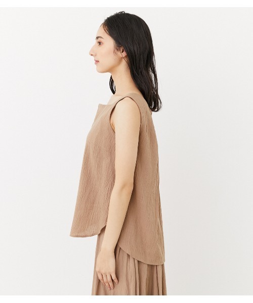 rienda（リエンダ）の「ペイントノースリーブトップス（タンクトップ・レディース・ベージュ/パープル/オレンジ・FREE）」の10枚目の写真