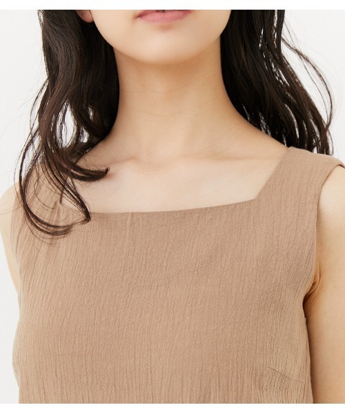 rienda（リエンダ）の「ペイントノースリーブトップス（タンクトップ・レディース・ベージュ/パープル/オレンジ・FREE）」の20枚目の写真