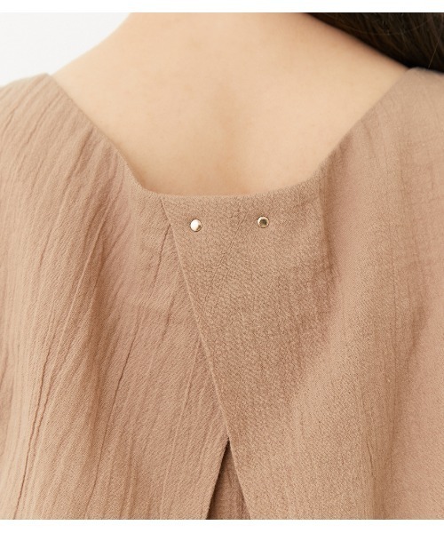 rienda（リエンダ）の「ペイントノースリーブトップス（タンクトップ・レディース・ベージュ/パープル/オレンジ・FREE）」の13枚目の写真