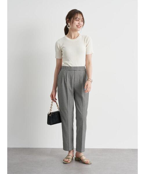 earth music&ecology(アースミュージックアンドエコロジー)の「ストレッチテーパードパンツ *(その他パンツ・レディース・ラベンダー/ベージュ/ブラック/ブラック系その他3/ミント/ベージュ系その他4・L/S/M)」の14枚目の写真