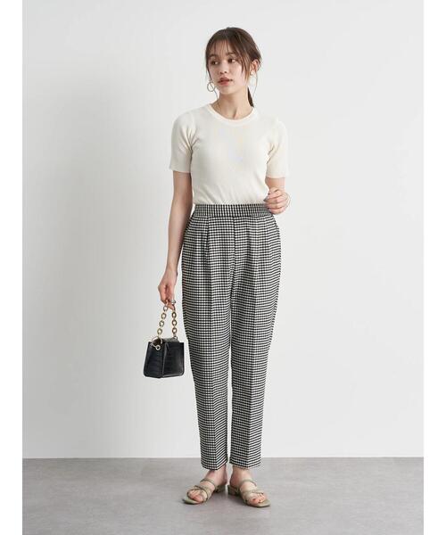 earth music&ecology(アースミュージックアンドエコロジー)の「ストレッチテーパードパンツ *(その他パンツ・レディース・ラベンダー/ベージュ/ブラック/ブラック系その他3/ミント/ベージュ系その他4・L/S/M)」の15枚目の写真