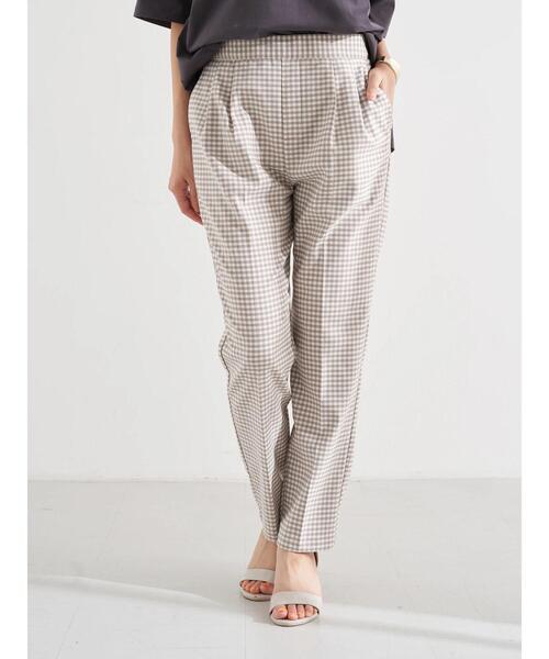 earth music&ecology(アースミュージックアンドエコロジー)の「ストレッチテーパードパンツ *(その他パンツ・レディース・ラベンダー/ベージュ/ブラック/ブラック系その他3/ミント/ベージュ系その他4・L/S/M)」の18枚目の写真