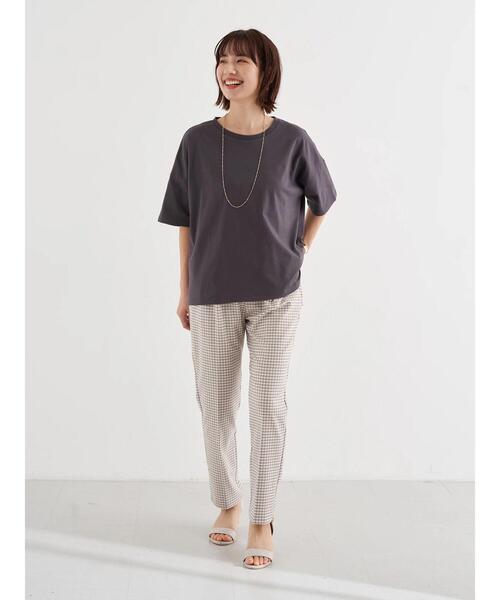 earth music&ecology(アースミュージックアンドエコロジー)の「ストレッチテーパードパンツ *(その他パンツ・レディース・ラベンダー/ベージュ/ブラック/ブラック系その他3/ミント/ベージュ系その他4・L/S/M)」の20枚目の写真