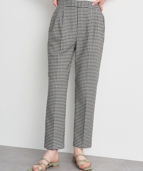 earth music&ecology(アースミュージックアンドエコロジー)の「ストレッチテーパードパンツ *(その他パンツ・レディース・ラベンダー/ベージュ/ブラック/ブラック系その他3/ミント/ベージュ系その他4・L/S/M)」の3枚目の写真