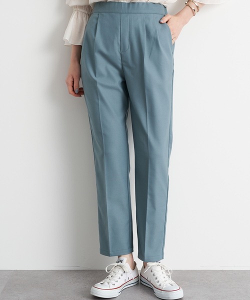 earth music&ecology(アースミュージックアンドエコロジー)の「ストレッチテーパードパンツ *(その他パンツ・レディース・ラベンダー/ベージュ/ブラック/ブラック系その他3/ミント/ベージュ系その他4・L/S/M)」の6枚目の写真